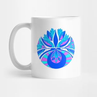 Blue Abstract Motif Mug